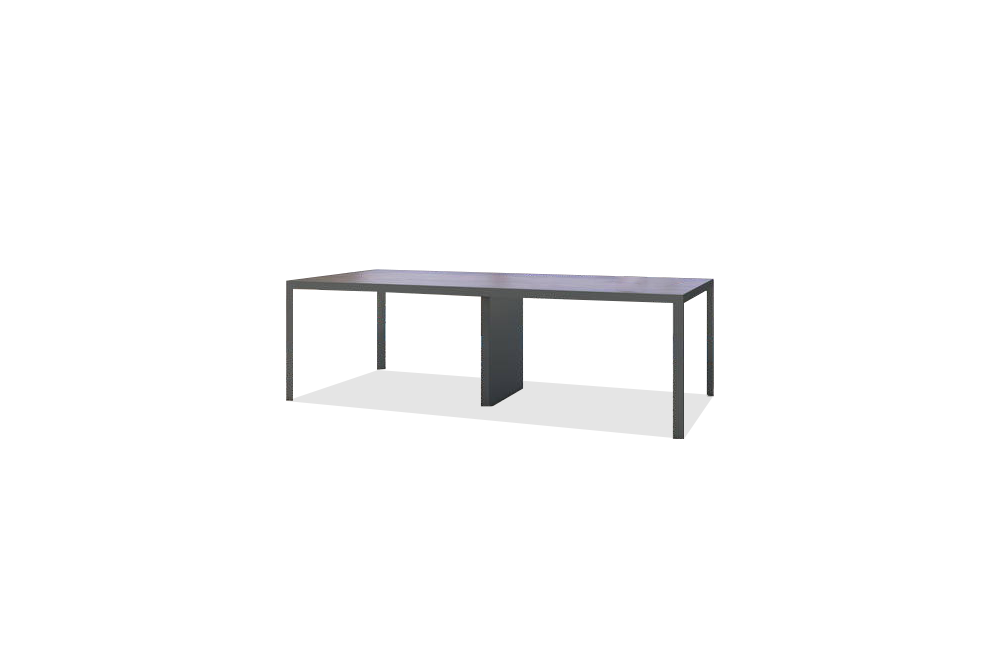 MESA DE JUNTAS TECH STUDIO CON PATA CENTRAL ELECTRIFICABLE
